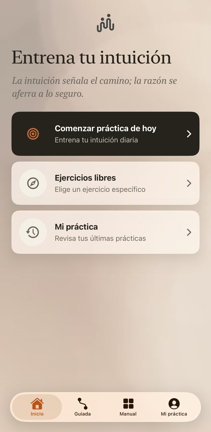 Inicio de Intuyo